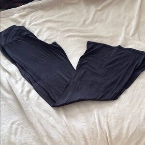 Aerie Charcoal Flare Crossover Leggings XL